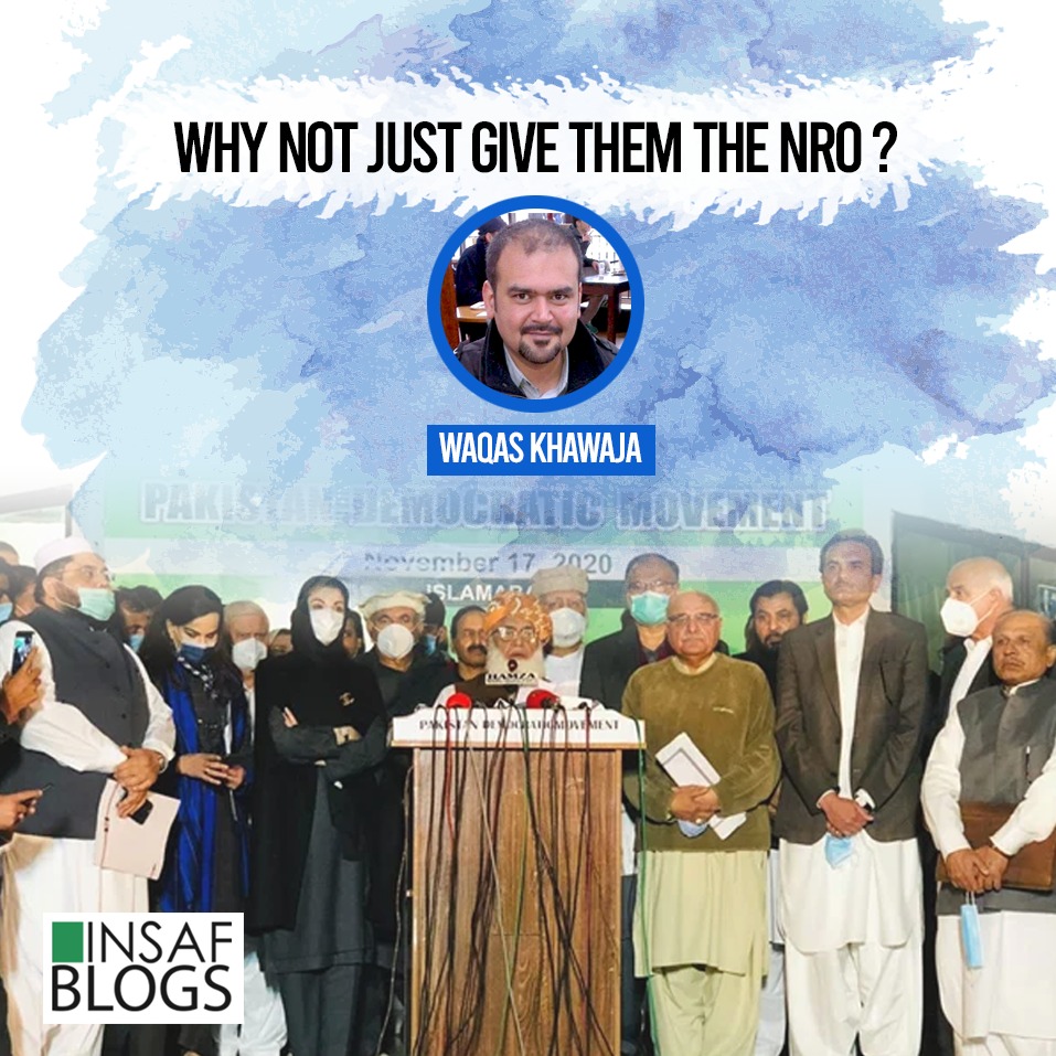 Why Not Just Give Them The NRO - Insaf Blog